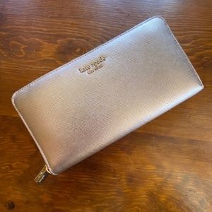 Kate Spade Rose Gold Wallet Clutch